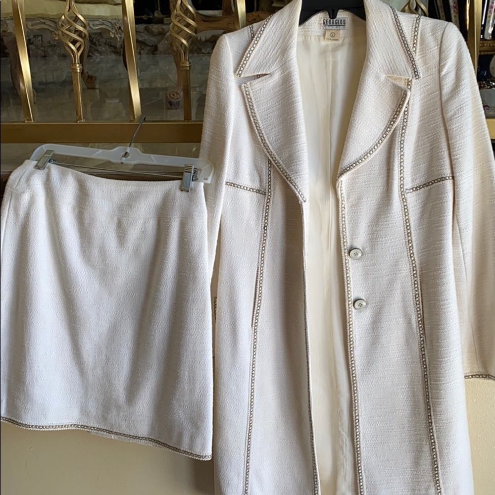 Georgiou Midi Coat and Skirt Set.